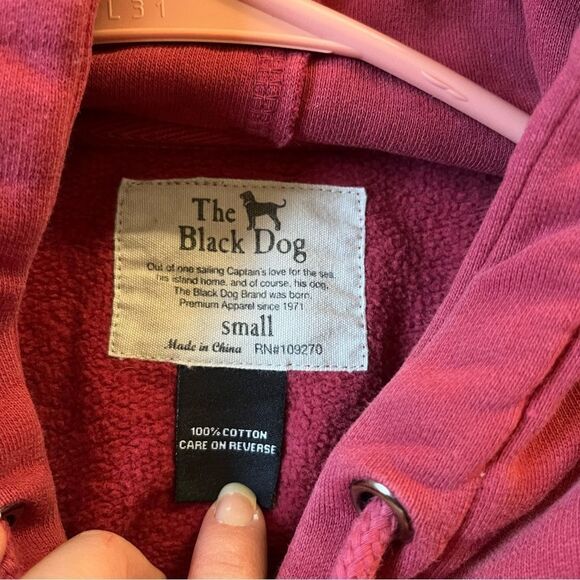 The Black Dog Men's Small Full-zip Sweatshirt - Picture 4 of 4